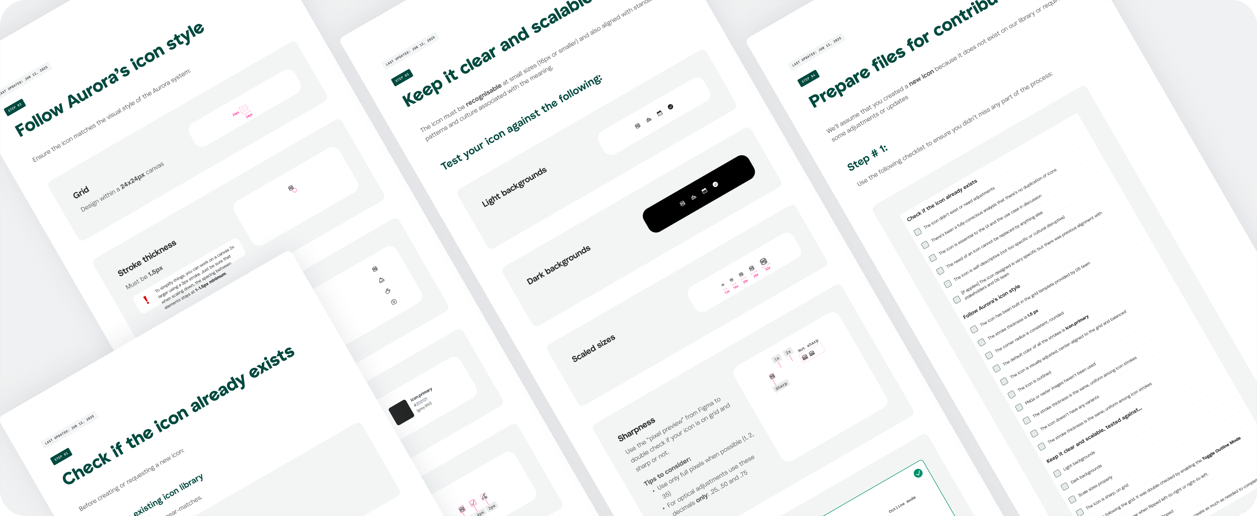 Icon contribution process